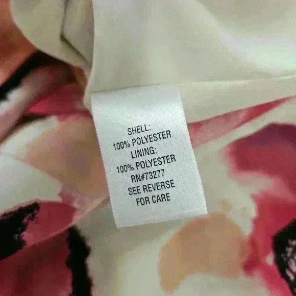 Apt 9 Pink Floral Dress Kneelength Size 10 - Picture 8 of 9